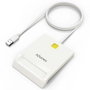 Aisens Lector de Tarjeta Inteligente DNI ASCR-SN07-W Blanco